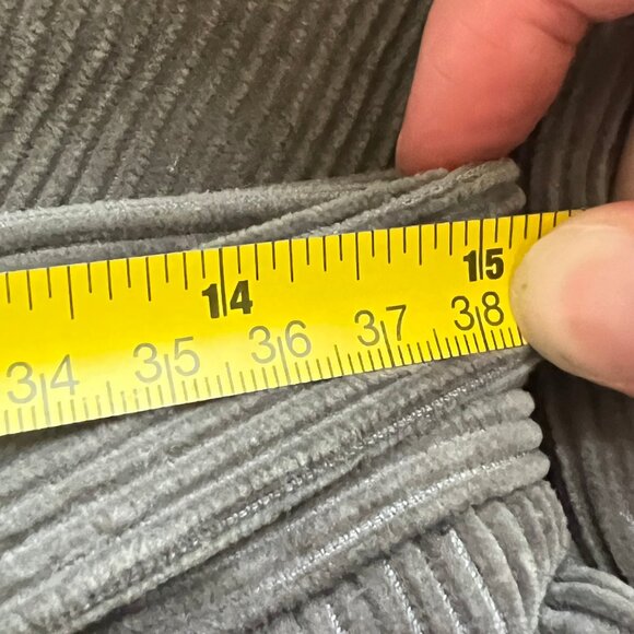 Vintage Corduroy High Rise Waisted Straight Trousers Fall Winter Pants 70s 80s - Picture 9 of 10